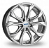 Диск Alutec W10 7,5x17 5x112 ET45 DIA 66.5 Polar Silver