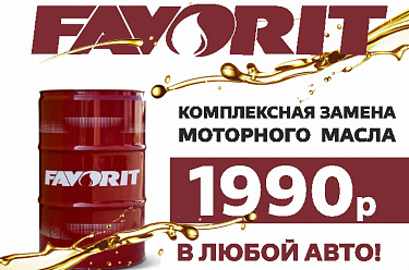 Комплексная замена моторного масла – 1990 руб.