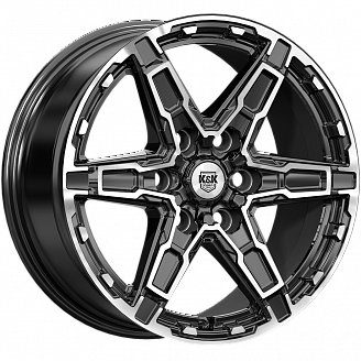 Диск K&K Дистрикт (KC1159-08) 8x18 6x139,7 ЕТ42 100,1 Алмаз черный