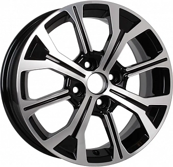 Диск iFree KC945 (15_Rio FB_FL) 6x15 4x100 ET46 54,1 Алмаз черный