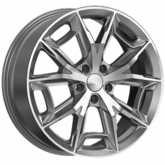 Диск SKAD Паркер 7,5x19 5х114,3 ET45 67,1 Алмаз графит