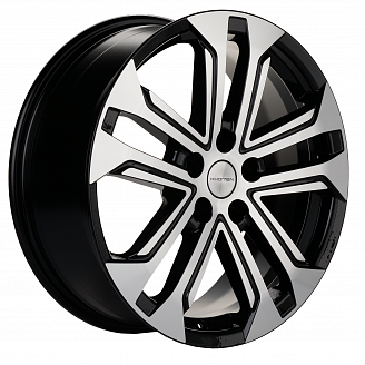 Диск KHW 1803 7x18 5x114,3 ET35 60,1 Black-FP (Toyota RAV4) (Цилиндр)