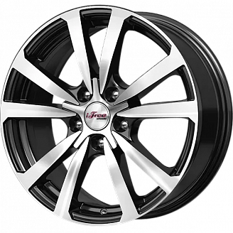 Диск iFree Бэнкс (KC645-17) 7x17 5x114,3 ET37 66,6 Блэк джек 577817