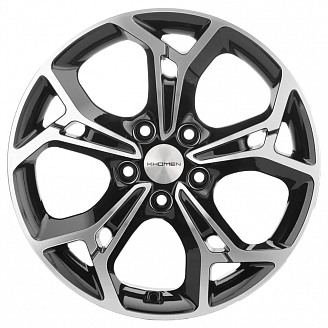 Диск KHW 1606  6,5x16 5x114,3 ET50 67,1 Black-FP (Hyundai Elantra/ Hyundai i30/ Kia Ceed/ Kia Cerato