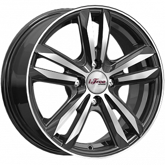 Диск iFree Маскот (KC870-00) 6x15 4x98 ET35 DIA 58,5 Блэк джек