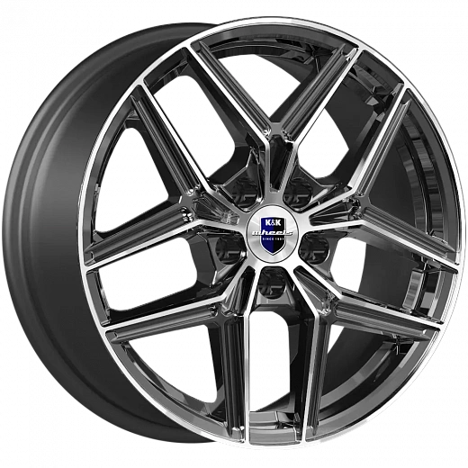 Диск K&K Юнион (KC1025-12) 7x17 5x114,3 ET45 DIA 66,1 Алмаз черный