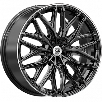 Диск K&K Клермон (KC1156-09) 8x19 5x114,3 ET35 60,1 Черный бриллиант