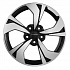 Диск KHW 1724 7x17 5x114,3 ET45 66,1 Black-FP (Nissan Teana/Nissan X-Trail)