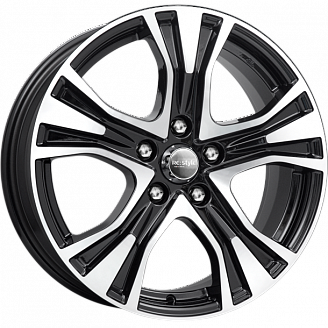 Диск K&K KC673 (ZV 17_Jetta) 7x17 5x112 ET54 DIA 57,1 Алмаз черный