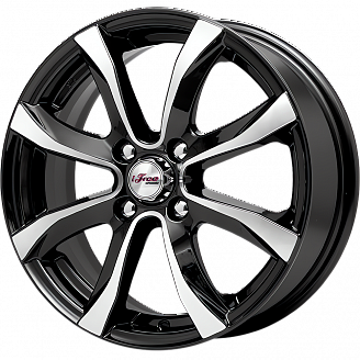 Диск iFree Дайс (KC696-06) 6x15 4x108 ET45 DIA 63,35 Блэк джек