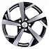 Диск KHW 1712 7x17 5x114,3 ET45 66,1 Black-FP (Nissan Teana/Nissan X-Trail)