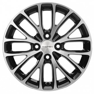 Диск KHW 1506 6x15 4x100 ET46 54,1 Black-FP (Kia Rio II)