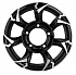 Диск KHW 1505 5,5x15 5x139,7 ET5 98,5 Black-FP (Lada Niva 4x4)