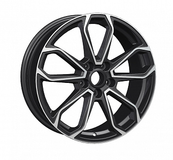 Диск KHW 1816 7x18 5x114,3 ET45 60,1 Black-FP (Geely Atlas Pro)