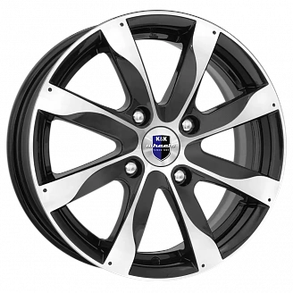 Диск K&K Джемини-ориг. 6x15 4x100 ET48 DIA 54,1 Алмаз черный
