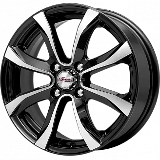 Диск iFree Дайс (KC696-04) 6x15 4x114,3 ET40 DIA 66,1 Блэк джек